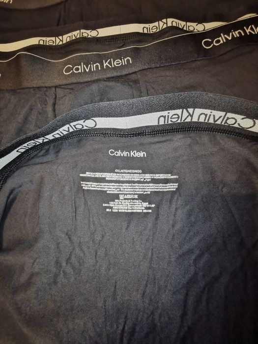 Set 3 boxeri Calvin Klein, noi,originali, cotton stretch, mar. 4XL
