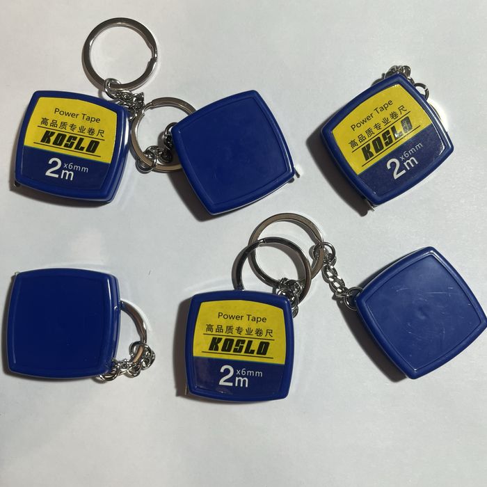 Мини рулетка для измерения в виде брелка