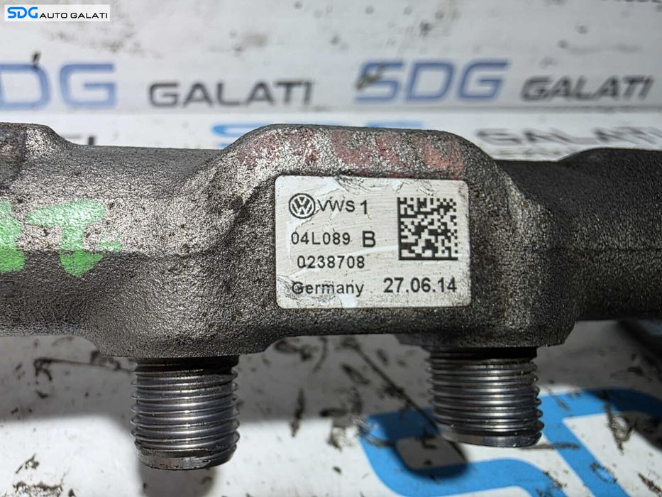 Rampa Presiune Injectoare cu Senzor Regulator Skoda Octavia 3 2.0 TDI 2013 - 2020 Cod 04L089B 057130764AB [K3980]