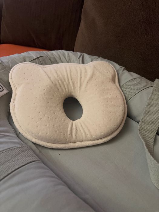 Baby nest Elodie gri petrol – locșor confortabil pentru somn liniștit