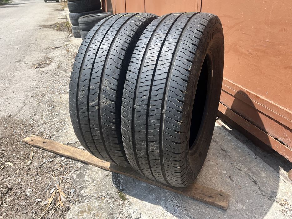 2 бр. летни гуми за бус 235/65/16C Continental DOT 4920/2119 6-6,5 mm