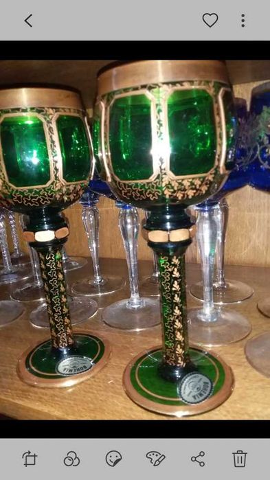 MOZER.Фужеры Чехословакия.