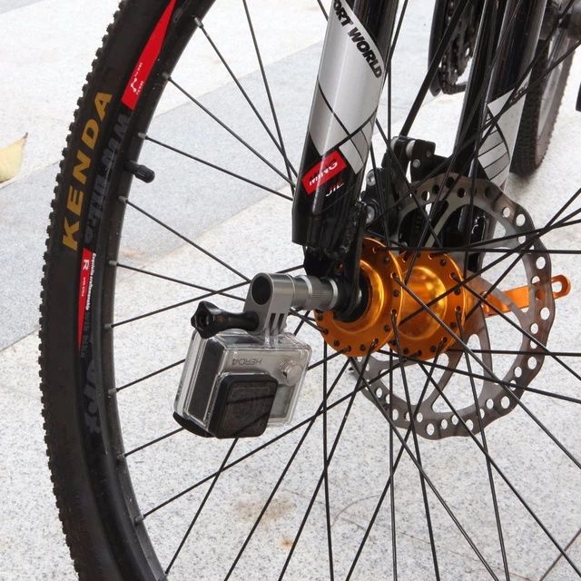 Suport multifunctional GO PRO butuc fata spate roata bicicleta mtb bmx