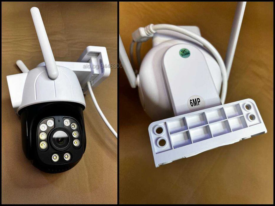LYLU Двойна Smart WiFi безжична IP 6 mpx камера