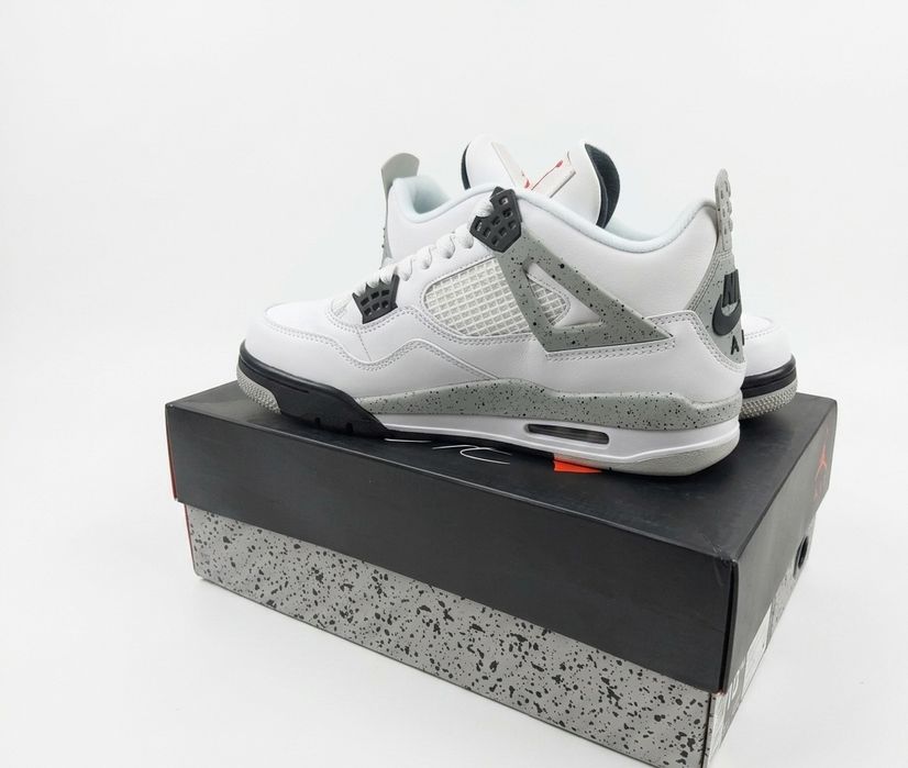 Air Jordan 4 White Cement