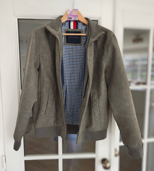 Geacă toamnă Tommy Hilfiger piele ecologică mărimea M
