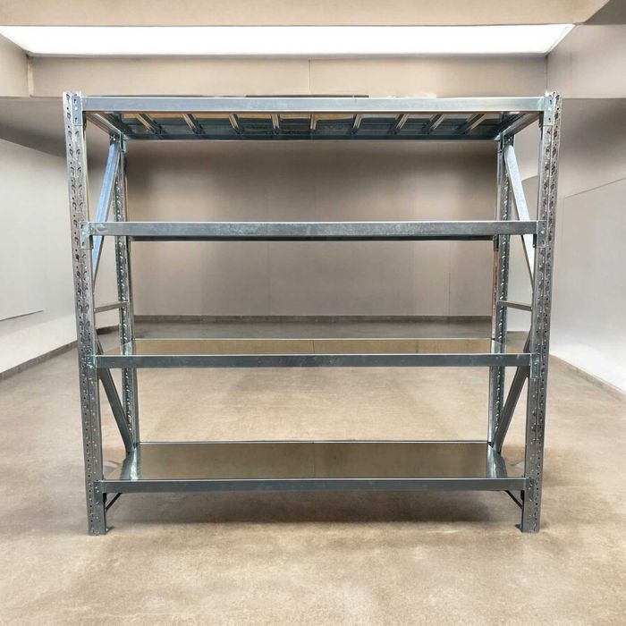 Професионални стелажи за склад 300кг ниво