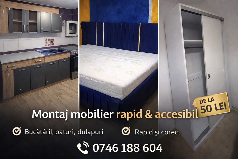 Montaj mobilă Târgu Mureș si imprejurimi– rapid și ieftin, Corect - Ta