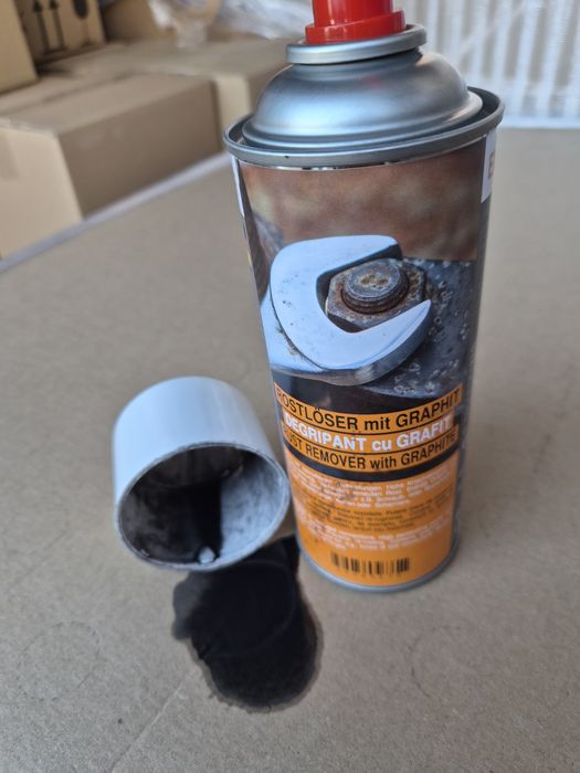 Spray degripant Grafit POWER 400ml.Rusty penetrant .Deblock oil.Black Magic.Solutie deblocat suruburi ruginite 100% Germania