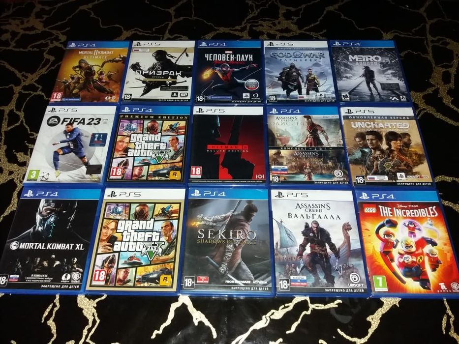 Диски PS4 PS5 PS3 Лицензионные