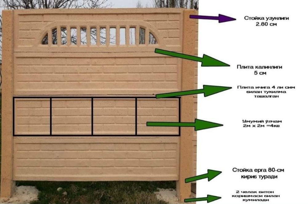 Евро забор арзон нархларда