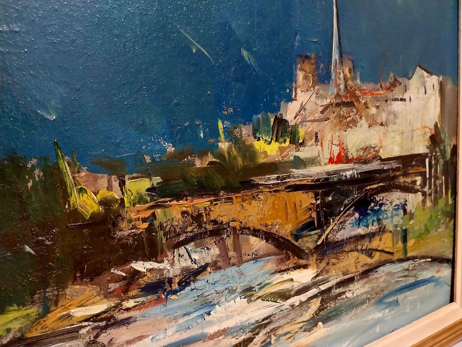 Tablou mare / Ulei pe pânză Iulian SEGĂRCEANU