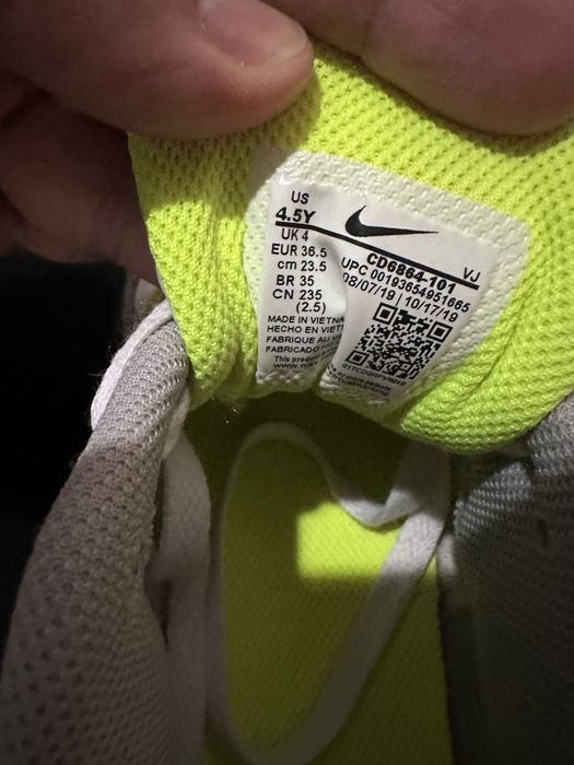 Nike Air Max 90 Ltr Gs Volt White Grey Particle CD6864-101