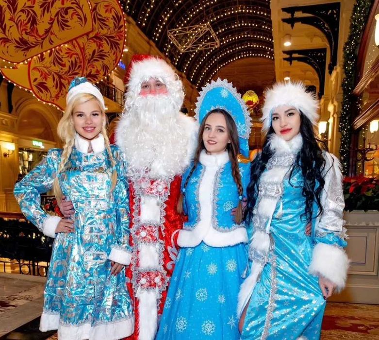 Дед Мороз и Снегурочка на новый год | Qorbobo yangi yilga