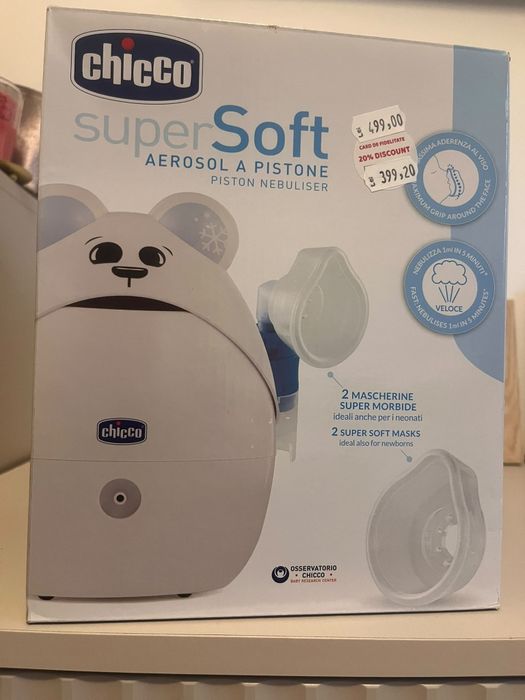 Aparat de aerosoli (nebulizator) Chicco SuperSoft