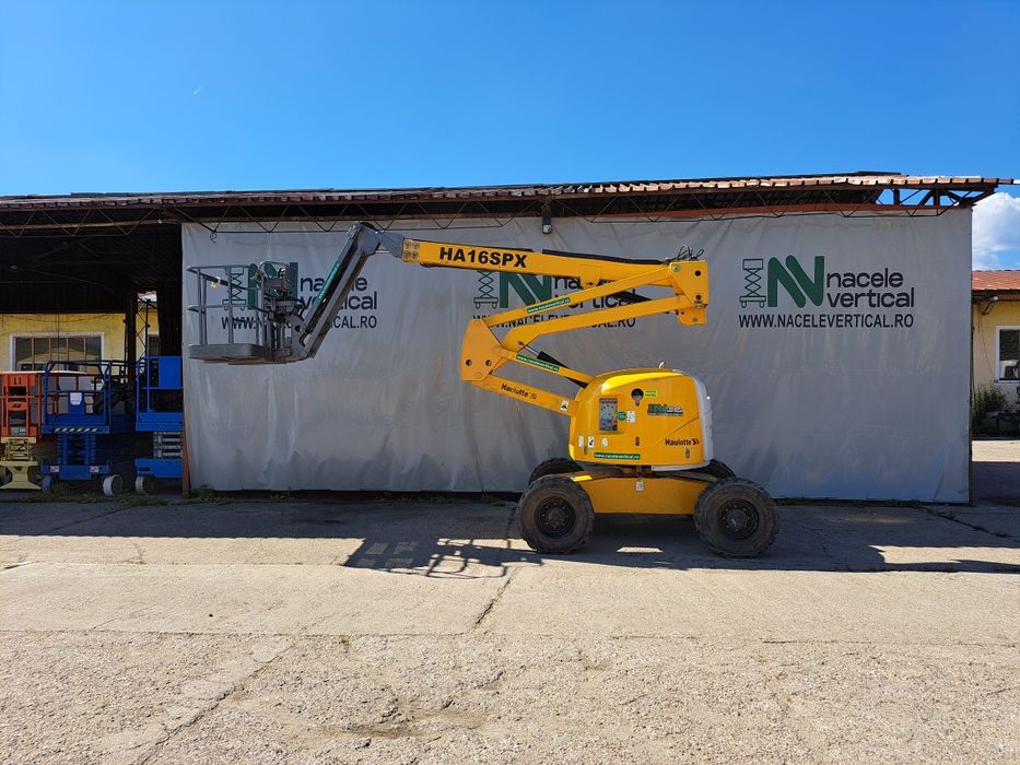 Societate vindem nacela articulata diesel 16m Haulotte 16px, JLG,GENIE