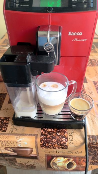 Saeco Minuto HD8763/09,Устройство за пяна, Керамична мелачка, Авт.почи