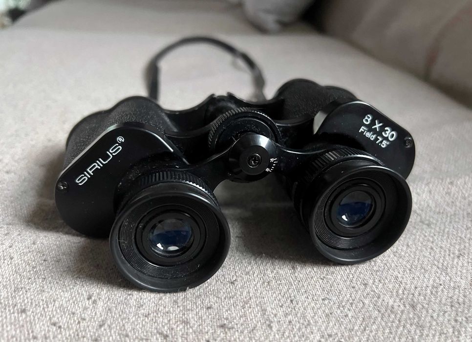 Binoclu Sirius acoperire completa optic 8x30 7,5 grade japonez anii 70
