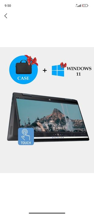 HP ENVY x360 | Sensorli ekranli noutbuk sotiladi
Holati: Ideal ( yangi