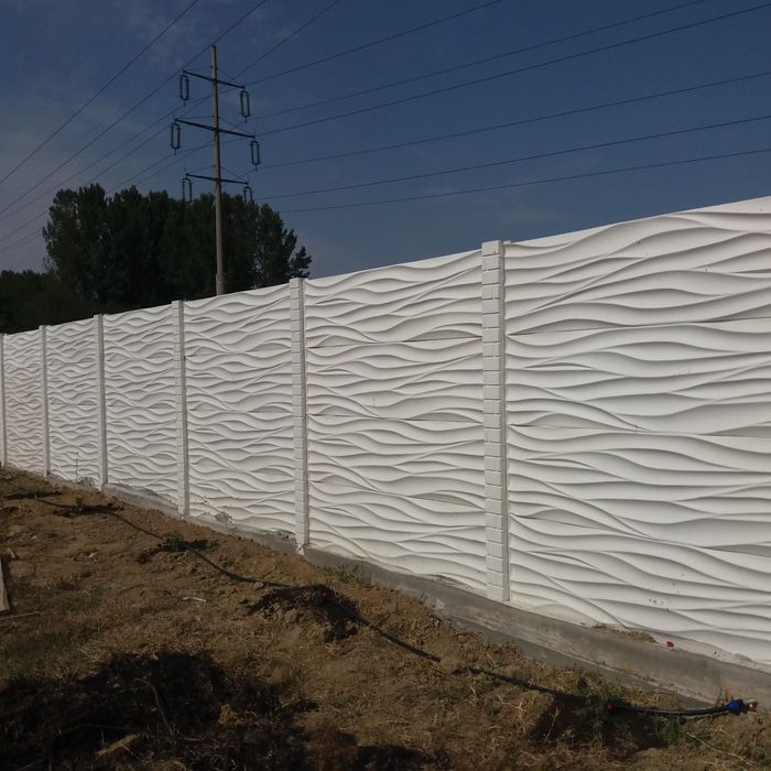 Gard placi beton