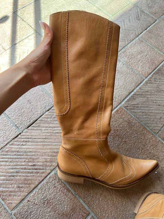 Cizme din piele naturala