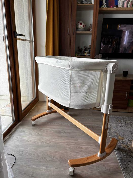 Patut co-sleeper, BabyGo, 2 in 1 Amila, Creme