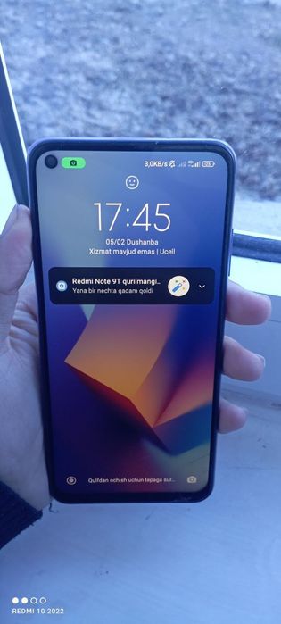 Redmi bot 9T 5G sotiladi narxi 1 million 500 kamchiliki ekrani chizilg