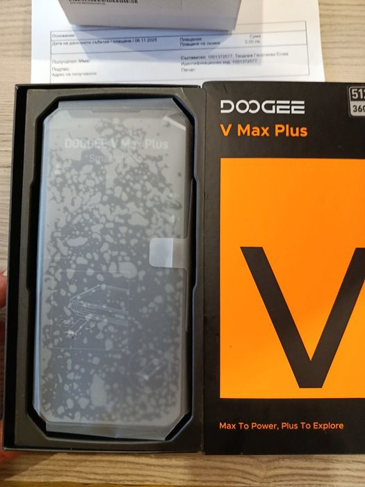 Телефон doogee v max plus