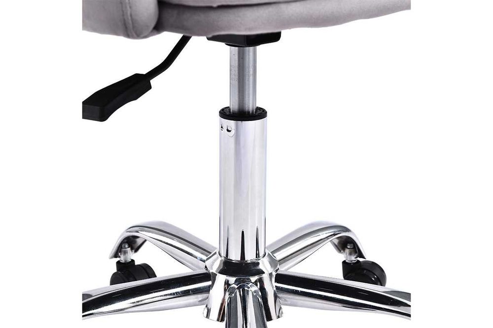 Офис стол Puzzle-home Xever, 2 цвята, Кадифе, 55х54х80см.