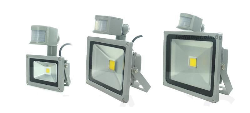 Преносим акумулаторен ЛЕД прожектор 10W 20W 30w с стойка, 12V 220V LED