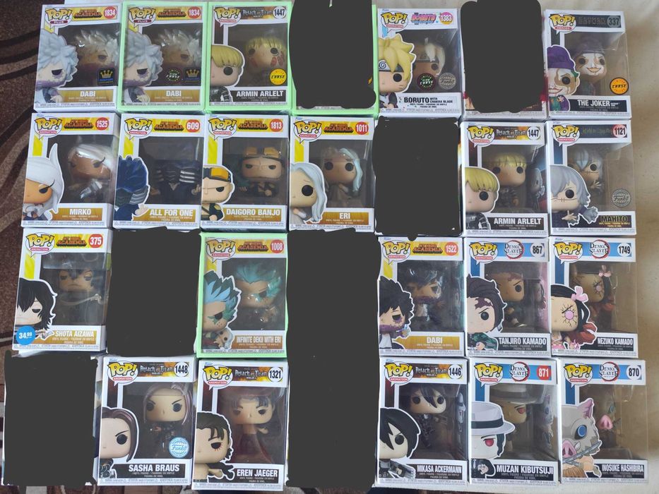 Funko pops #Anime #Aot #Mha #Demonslayer #JujutsuKaisen #Batman