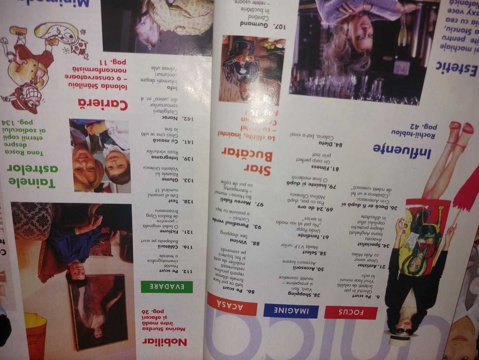 Revista retro unica Malina Olinescu pe coperta de la Scoala Vedetelor
