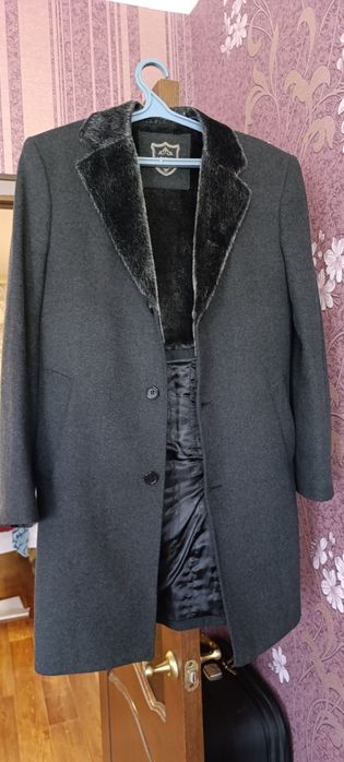 Мужское пальто однобортный