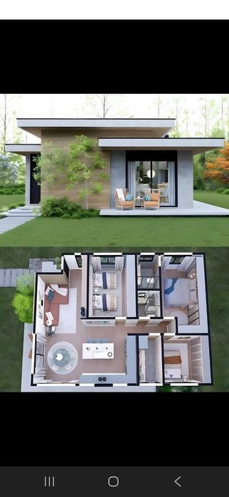 Case pe structura metalica