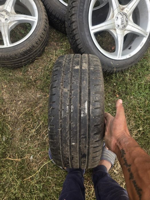 Jante pe 16 .2 cu cauciucuri de iarna și 2.m+s