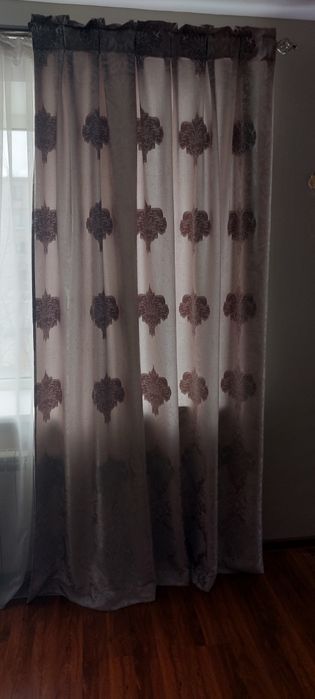 Шторы в зал или спальню на 2 окна