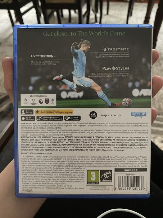 диск фк24 на пс5 продаю за 7к