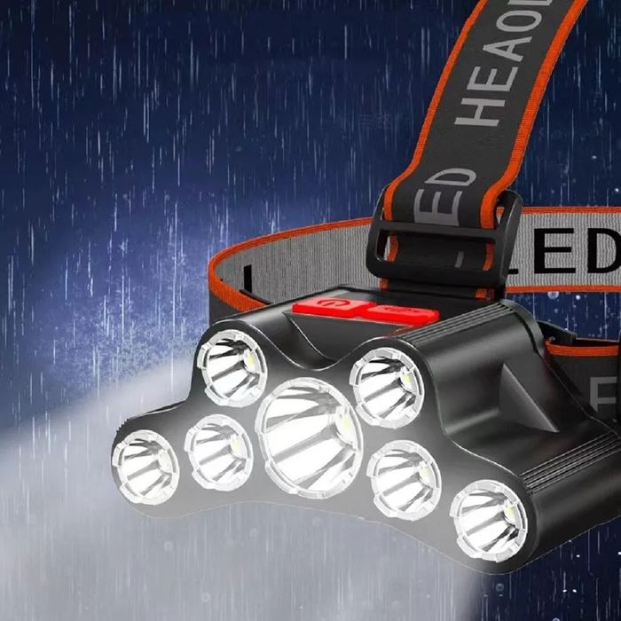 Vand lampa led pe cap