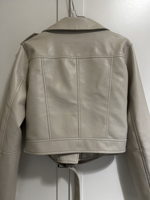 Кожено яке, бежово