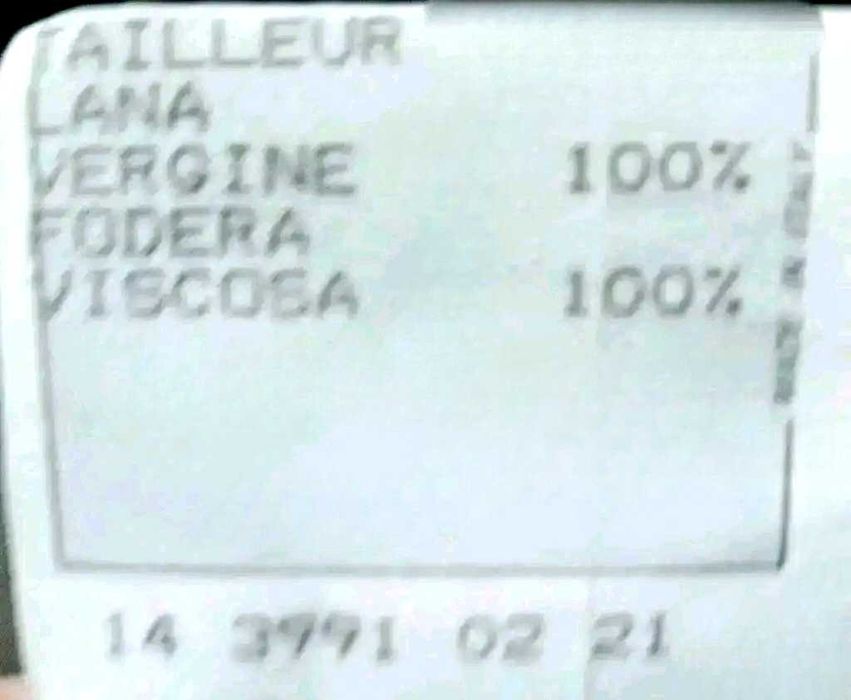 Sacou lână, mărimea L