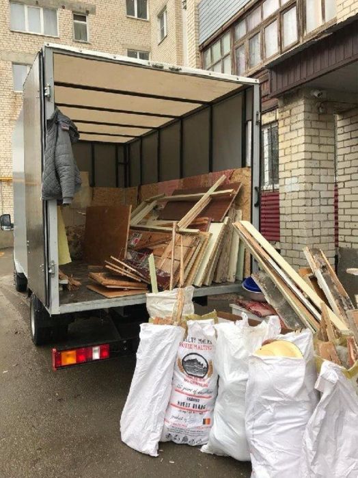 Вывоз мусора. Газель грузчики