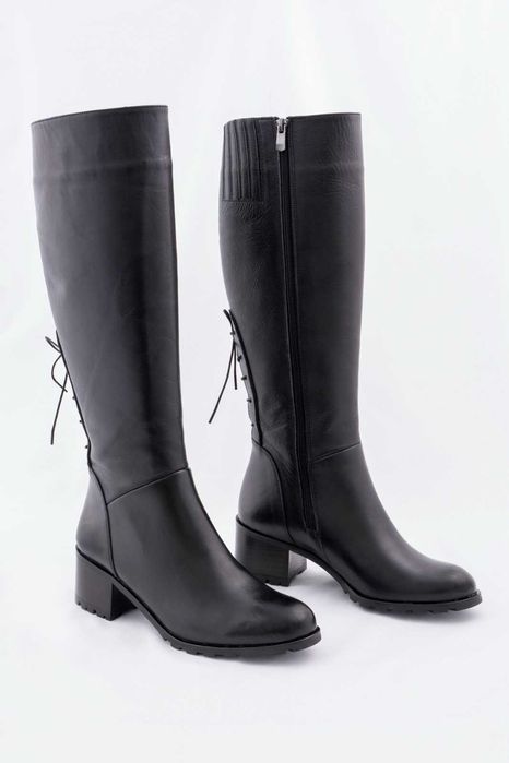 Cizme lungi din piele naturala,36-41 la super pret!