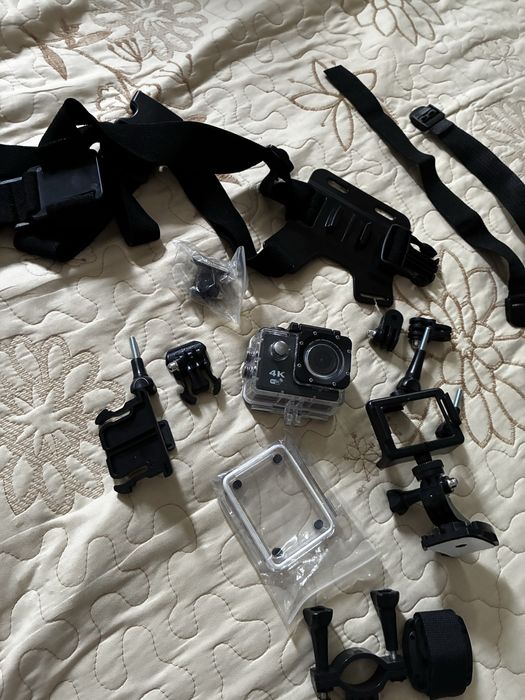 Camera myria 4k sport cu ham suport parbriz si alte accesorii