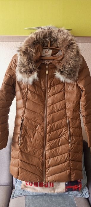 Пуховик.натур.мех.