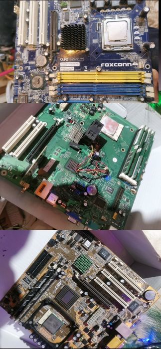 Placa de baza si surse, dvd, cablu, hdd