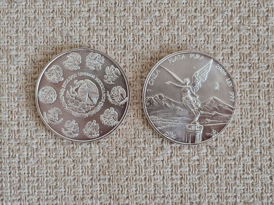 1 oz сребро Либертад Libertad Mexico Мексико