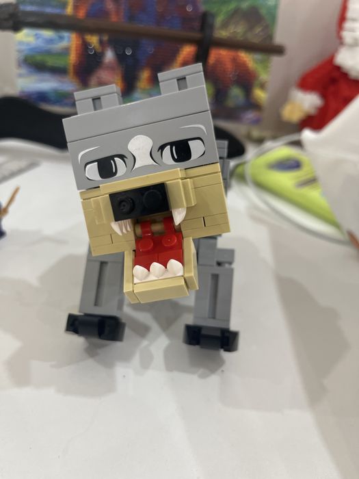 Лего майнкрафт собачка