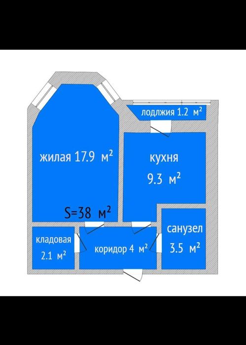 Продажа 1-комнатной квартиры