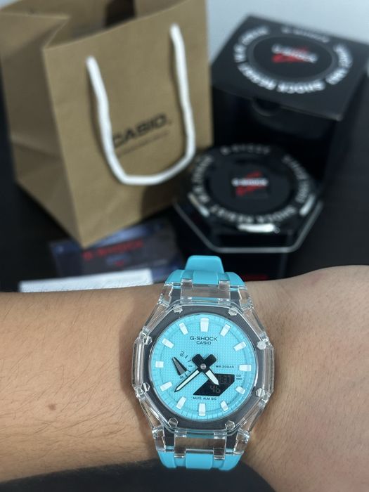 Ceas Casio G-Shock AP Mod Baby Blue Nou