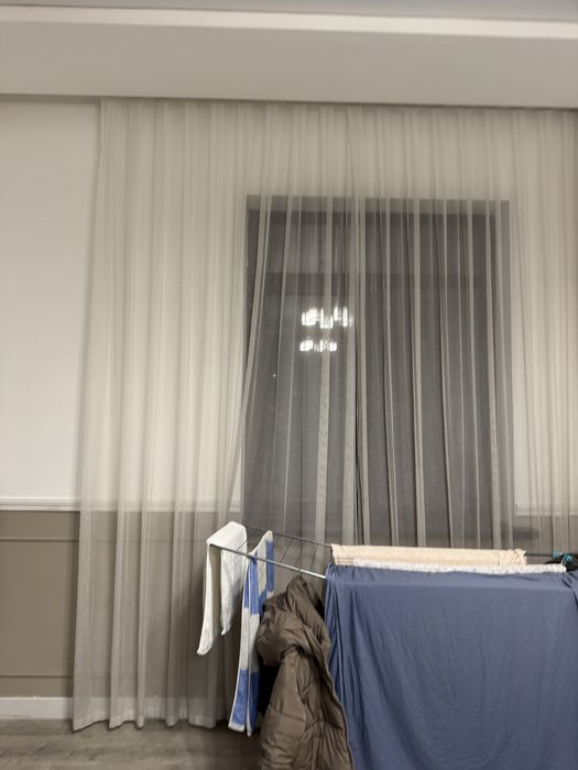 Шторы туль бу продам